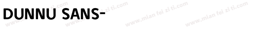dunnu sans字体转换